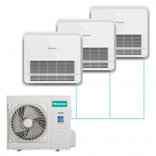 Консольная мульти-сплит-система Hisense R32 на 3 комнаты
