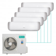 Настенная мульти-сплит-система Hisense Premium Desing Fm Dc Inverter R32 на 5 комнат