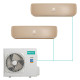 Настенная мульти-сплит-система Hisense Premium Champagne Fm Dc Inverter R32 на 2 комнаты