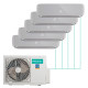 Настенная мульти-сплит-система Hisense Silver FM DC Inverter R32 на 5 комнат