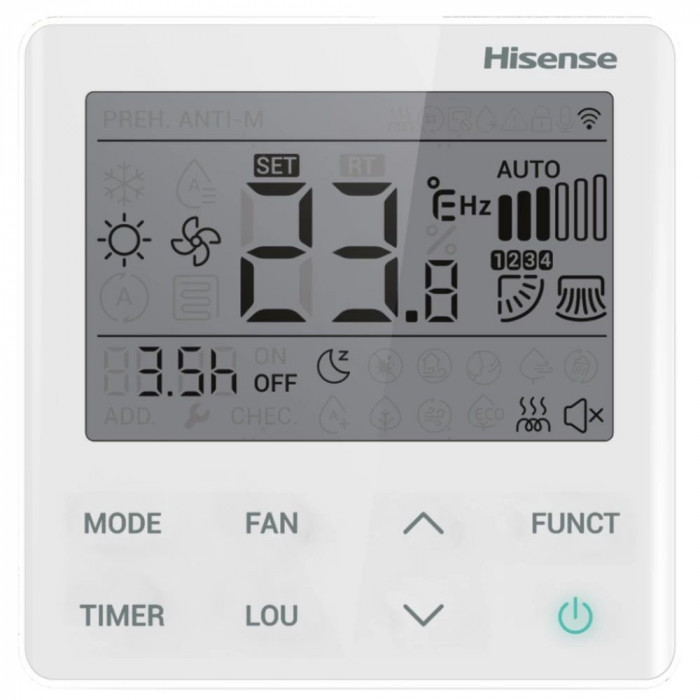 Настенная сплит-система Hisense Zoom FM DC Inverter R32 на 3 комнаты