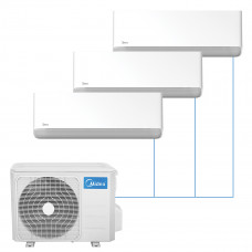 Настенная мульти-сплит-система Midea Breezeless E на 3 комнаты