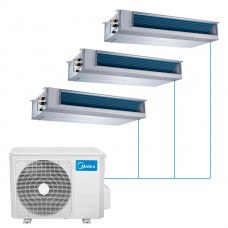 Канальная сплит-система Midea на 3 комнаты