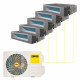 Канальная мульти-сплит-система Zanussi Multi Combo ERP DC 2 на 5 комнат