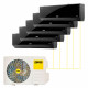 Настенный кондиционер Zanussi Multi Combo ERP DC 2 Black на 5 комнат